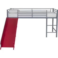 Kids' Melia Junior Metal Loft Bed With Slide - Room & Joy -Room & Joy GUEST b177a8ec 4be5 433d 9b89 f5f25f3f5483