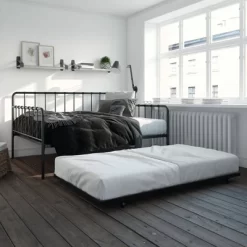 Full Avery Metal Daybed And Twin Trundle - Room & Joy -Room & Joy GUEST b4106c5a 84a7 4d32 9c8b ccb9cad58525