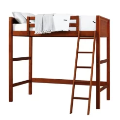 Twin Houston Kids' Wooden Loft Bed With Ladder - Room & Joy -Room & Joy GUEST b6563314 1167 43b2 af28 b50261cd003b