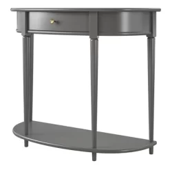 Aurora Half Moon Console Table Gray - Room & Joy -Room & Joy GUEST b71f9448 aedc 4264 b12c af1e57f26e58