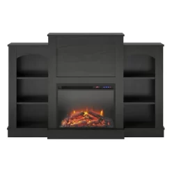 Kindle Cove Fireplace Mantel With Bookshelves - Room & Joy -Room & Joy GUEST b9276b8f dda3 4193 b3a7 3602a8972d4f
