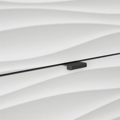 Maddock 1 Door 3 Drawer Accent Cabinet With Faux Wave Pattern Graphite - Room & Joy 8 Maddock 1 Door 3 Drawer Accent Cabinet With Faux Wave Pattern Graphite - Room & Joy - Image 6