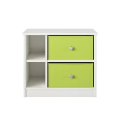 Elannie Avenue Nightstand With 2 Fabric Bins - Room & Joy -Room & Joy GUEST c2e78b1f 1998 4d45 9fc8 c47a534fa9e3