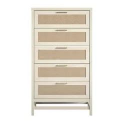 Latta 5 Drawer Dresser Ivory Oak/Faux Rattan - Room & Joy 13 Latta 5 Drawer Dresser Ivory Oak/Faux Rattan - Room & Joy -Room & Joy GUEST c4d8dc7a 8da1 472a b333 1348bb4bd90e