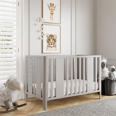 Room & Joy Emmett Curved Post 3-in-1 Crib - Sharkey Gray 19 Room & Joy Emmett Curved Post 3-in-1 Crib - Sharkey Gray - Image 17