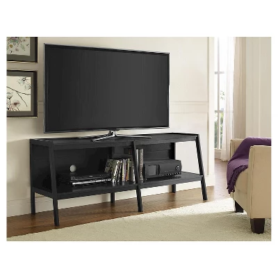 Viewfield Ladder TV Stand For TVs Up To 60" Black - Room & Joy 5 Viewfield Ladder TV Stand For TVs Up To 60" Black - Room & Joy - Image 3