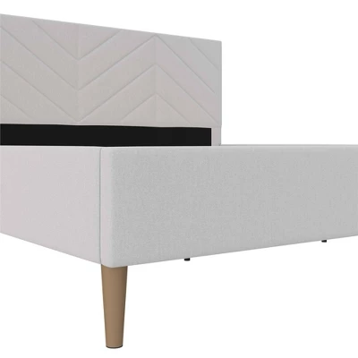 Venus Tufted Upholstered Bed Gray Linen - Room & Joy 12 Venus Tufted Upholstered Bed Gray Linen - Room & Joy - Image 10