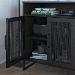 Pacer Storage Cabinet Black Oak - Room & Joy 14 Pacer Storage Cabinet Black Oak - Room & Joy -Room & Joy GUEST c7642099 9033 43c2 82ca 3e1b932901dc