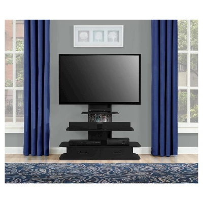 Solar TV Stand For TVs Up To 70" With Mount And Drawers - Room & Joy 5 Solar TV Stand For TVs Up To 70" With Mount And Drawers - Room & Joy - Image 3