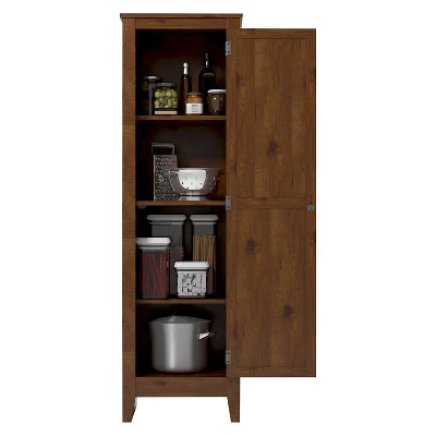 Hagar Single Door Storage Pantry Cabinet Pine - Room And Joy 5 Hagar Single Door Storage Pantry Cabinet Pine - Room And Joy - Image 3