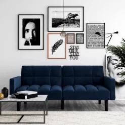 Holly Convertible Sofa Sleeper Futon With Arms - Room & Joy -Room & Joy GUEST ccc71ce8 352d 4753 b4bf 28b38d6097d1