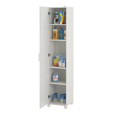 16" Welby Utility Storage Cabinet White - Room & Joy 6 16" Welby Utility Storage Cabinet White - Room & Joy - Image 4
