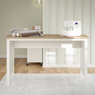 Vario Workbench White/Weathered Oak - Room & Joy 4 Vario Workbench White/Weathered Oak - Room & Joy - Image 2