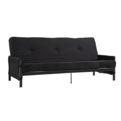 6" Mattress With Fairview Storage Futon Black - Room & Joy -Room & Joy GUEST d0bbfb38 a19e 4026 a5ea 9c03c3bc5c2f