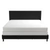King Jena Faux Leather Upholstered Bed Black - Room & Joy -Room & Joy GUEST d187f012 7e6d 45ba 9b93 01b026f4f232