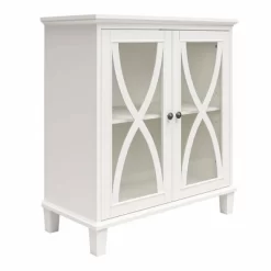 Catrin Accent Cabinet With Glass Doors - Room & Joy -Room & Joy GUEST d378b0f2 c659 4a8b 99de 567004db7ce6