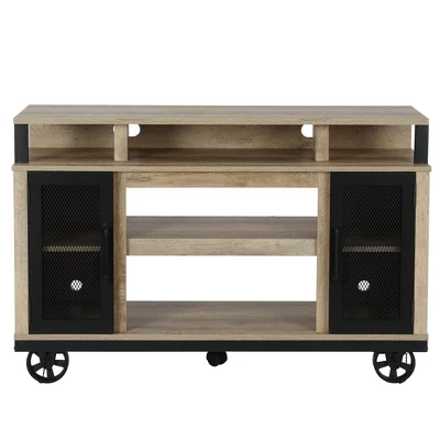 Briarwyck TV Stand For TVs Up To 55" Natural - Room & Joy 4 Briarwyck TV Stand For TVs Up To 55" Natural - Room & Joy - Image 2