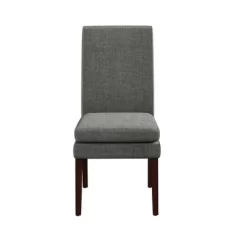 Set Of 2 Cale Upholstered Dining Chairs Gray Linen With Dark Base - Room & Joy 13 Set Of 2 Cale Upholstered Dining Chairs Gray Linen With Dark Base - Room & Joy -Room & Joy GUEST d520e926 d8fc 4cf5 be18 129c75211dcf