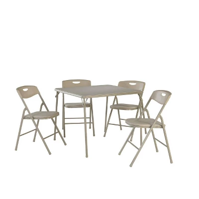5pc Folding Table And Chair Set - Room & Joy 5 5pc Folding Table And Chair Set - Room & Joy - Image 3