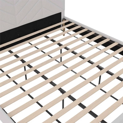 Venus Tufted Upholstered Bed Gray Linen - Room & Joy 10 Venus Tufted Upholstered Bed Gray Linen - Room & Joy - Image 8