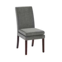Set Of 2 Cale Upholstered Dining Chairs Gray Linen With Dark Base - Room & Joy 12 Set Of 2 Cale Upholstered Dining Chairs Gray Linen With Dark Base - Room & Joy -Room & Joy GUEST dc75896f 0086 4bdc 87c0 accd69742a9e