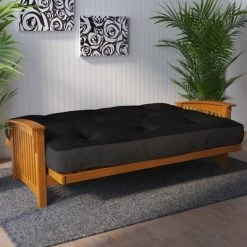 8" Full Fletcher Thermobonded High Density Polyester Fill Futon Mattress - Room & Joy -Room & Joy GUEST e008366f dd21 4ed5 8709 10aa59aa6f63