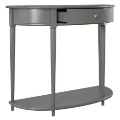 Aurora Half Moon Console Table Gray - Room & Joy -Room & Joy GUEST e529b867 1a45 41ba a077 9e9c5d71670b