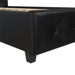 Dalia Tufted Faux Leather Bed - Room & Joy -Room & Joy GUEST e7392448 f30a 4b8d bb23 77e4e8e9a20f