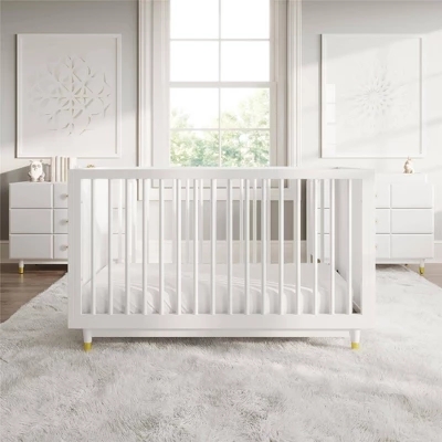 Room & Joy Rory 3-in-1 Crib With Adjustable Mattress Height - White 2 Room & Joy Rory 3-in-1 Crib With Adjustable Mattress Height - White