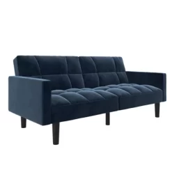 Holly Convertible Sofa Sleeper Futon With Arms - Room & Joy -Room & Joy GUEST e8118794 ffb3 4034 8309 017b318df47a