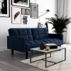 Holly Convertible Sofa Sleeper Futon With Arms - Room & Joy -Room & Joy GUEST e8749e78 bdf8 48ef a1a1 9e0d367bae3d
