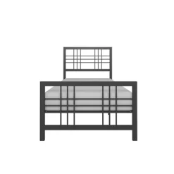 Bellatrix Metal Bed Black - Room & Joy -Room & Joy GUEST e885eb9e 3f93 46db b5d1 24bd96f734d1