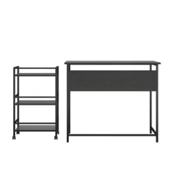 Berg Ave. Desk With Rolling Cart - Room & Joy -Room & Joy GUEST e9ac93cf 3160 4f00 a636 56f851c1278e