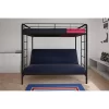 Twin Over Futon Leonora Metal Bunk Bed - Room & Joy 2 Twin Over Futon Leonora Metal Bunk Bed - Room & Joy -Room & Joy GUEST eb0f7d76 3b64 4a8c 9e24 6c0b1fb8c593