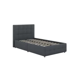 Rosalie Upholstered Bed With Storage - Room & Joy -Room & Joy GUEST ebe91b1a ae9a 4a52 930c 61d3605d6715