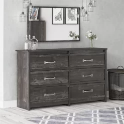 Dandrea 6 Drawer Dresser - Room & Joy -Room & Joy GUEST f3b59df1 454d 49ee bf00 84382139af45