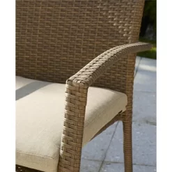 3pc Lakewood Ranch Steel Woven Wicker Outdoor High Top Bistro Patio Furniture Set With Cushions Brown - Room & Joy -Room & Joy GUEST f3de488d 2b4b 4f6e 9c1f 8452b3cc10ab