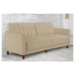 Isabella Tufted Transitional Futon - Room & Joy -Room & Joy GUEST f3e76482 3a90 48ee 9886 7e9db6208669