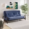 Full 8" Jayce Thermobonded High Density Polyester Fill Futon Mattress Blue - Room & Joy -Room & Joy GUEST f428597a 77f3 458c 8ca2 b01224e39bbf