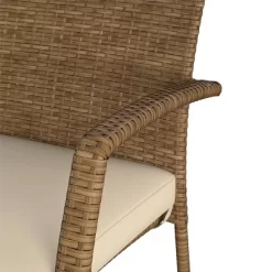 3pc Lakewood Ranch Steel Woven Wicker Outdoor High Top Bistro Patio Furniture Set With Cushions Brown - Room & Joy -Room & Joy GUEST f493a1b5 9c89 407c 8797 495a0fe169bd
