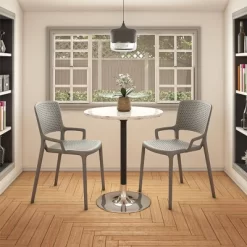 2pk Indoor/Outdoor Stacking Resin Chairs With Square Back & Arms - Room & Joy 15 2pk Indoor/Outdoor Stacking Resin Chairs With Square Back & Arms - Room & Joy -Room & Joy GUEST f65cb69c c6a6 4fe9 a968 ee5af5006172