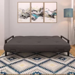 Max Metal Futon Frame Black - Room & Joy -Room & Joy GUEST f74ca9a4 7d84 411b 9577 3498a85f458c