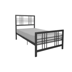 Bellatrix Metal Bed Black - Room & Joy -Room & Joy GUEST f834accd b1c8 432d b8f7 225ea2f9f77e