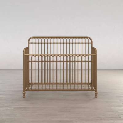 Room & Joy Luna 3-in-1 Convertible Metal Crib JMPA Certified - Gold 13 Room & Joy Luna 3-in-1 Convertible Metal Crib JMPA Certified - Gold - Image 11