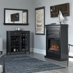 Cardensa Bar Cabinet Black - Room & Joy -Room & Joy GUEST fcb36125 f3c3 421e b7e9 f34b786d683a