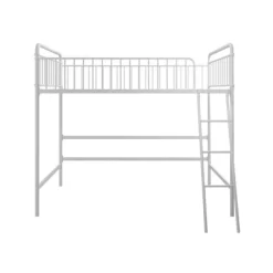 Twin Kaila Metal Loft Bed White - Room & Joy -Room & Joy GUEST fde00c32 8526 4bd1 9e7b e825c3f53c02